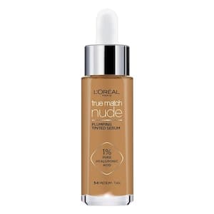 L'Oreal Paris True Match Nude Plumping Tinted Serum Foundation, 5-6 Medium Tan