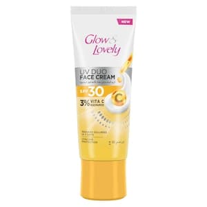 Glow & Lovely UV Duo Face Cream SPF 30 with 3% Vitamin C and Niacinamide 50g