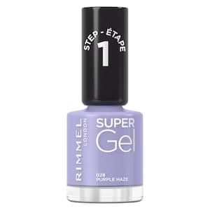 Rimmel London Super Gel Nail Polish 028 Purple Haze 12ml
