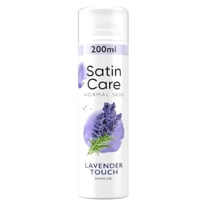Satin Care Shave Gel for Normal Skin Lavender Touch 200ml