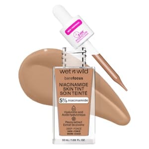 Wet n Wild Bare Focus Niacinamide Skin Tint, Deep