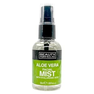 Beauty Formulas Aloe Vera Facial Mist with Hyaluronic Acid 50ml