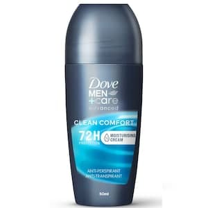 Dove Men+Care  Advanced Antiperspirant Roll-On Deodorant Clean Comfort 50ml