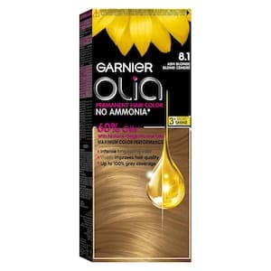 Garnier Olia No Ammonia Permanent Hair Colour Kit 8.1 Ash Blonde