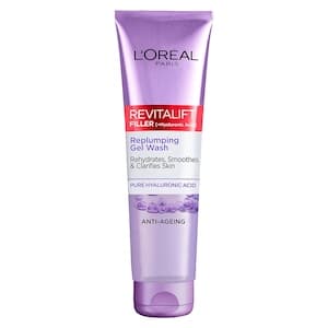 L'Oreal Paris Revitalift Filler Hyaluronic Acid Replumping Gel Face Wash Cleanser 150ml