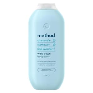 Method Wind Down Chamomile Star Flower Blue Lavender Body Wash 532ml