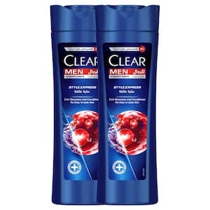 Clear Style Express 2-in-1 Shampoo And Conditioner For Men 350ml Pack of 2