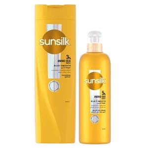 Sunsilk Soft & Smooth Shampoo and Soft & Smooth Leave On Cream 400ml+200ml