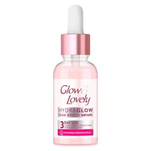 Glow & Lovey Hydraglow Rose Enrich Face Serum, 5% Niacinamide Hydrating Complex, 30g