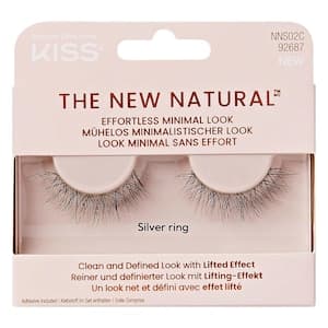 Kiss The New Natural Lashes NNS02C, Silver Ring