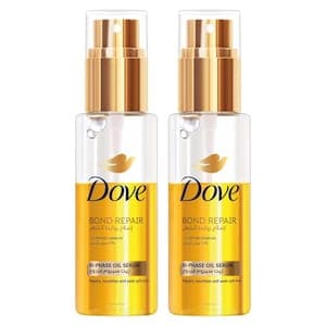 Dove Bond Repair Peptide Complex Bi-Phase Oil Serum, 80ml Pack of 2