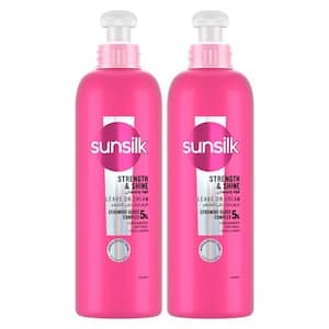 Sunsilk Strength and Shine Leave On Cream, 200ml Pack of 2