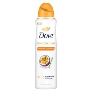Dove Advanced Care Antiperspirant Deodorant Spray,  Passion Fruit & Lemongrass, 150ml