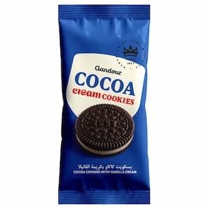 Gandour Cocoa Cream Cookies Vanilla Cream, 38g