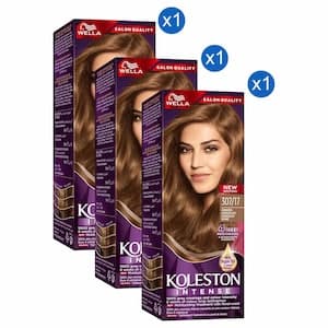 Wella Koleston Intense Hair Colour, 307/17 Frosted Chocolate, 110ml Pack of 3