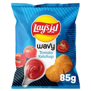 Lay’s Wavy Potato Chips Tomato Ketchup 85g