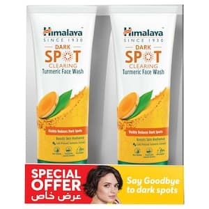 Himalaya Turmeric Face Wash, 100ml Pack of 2