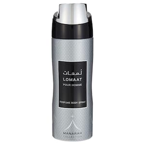 Rasasi Manarah Collection Lomaat Perfume Body Spray for Men, 200ml