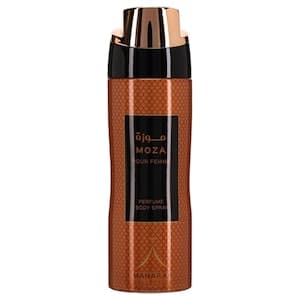 Rasasi Manarah Collection Moza Perfume Body Spray for Women, 200ml