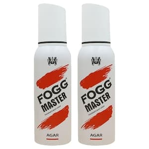 Fogg Master Fragrance Body Spray, Agar, 120ml Pack of 2
