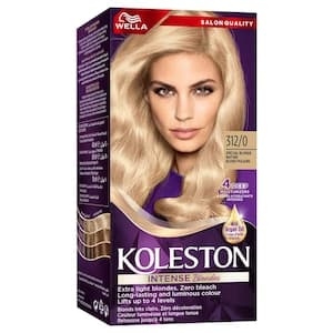 Wella Koleston Intense Blondes Hair Colour, 312/0 Special Blonde Nature, 130ml