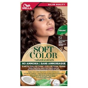 Wella Natural Instincts Soft Color Ammonia Free Hair Colour, 51 Rocky Light Brown