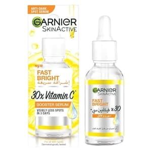 Garnier Skin Active Fast Bright 30x Booster Serum with Vitamin C, 50ml