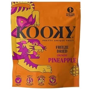 Kooky Freeze Dried Crunchy Pineapple, 12g