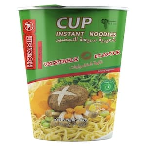 Hotamie Vegetable Flavour Instant Noodles Cup, 65g