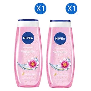 Nivea Fresh Shower Waterlily and Oil Shower Gel, 250ml Pack of 2
