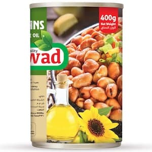 Agwad Extra Premium Fava Beans with Sunflower Oil, 400g