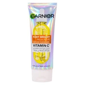 Garnier Fast Bright Vitamin C Serum Cleanser, 100ml
