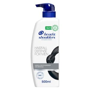 Head & Shoulders Hair Fall Defense Anti-Dandruff Shampoo for Men, 500ml