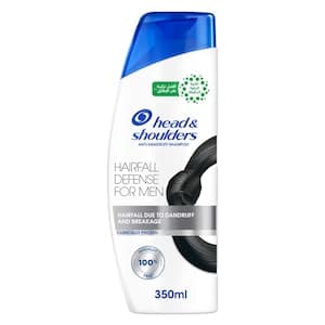 Head & Shoulders Hair Fall Defense Anti-Dandruff Shampoo for Men, 350ml