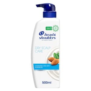 Head & Shoulders Dry Scalp Care Almond Oil Anti-Dandruff Shampoo, 500ml