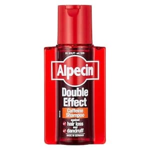Alpecin Double Effect Caffeine for Hair Loss and Dandruff Shampoo for Men, 200ml