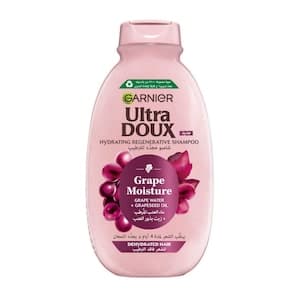 Garnier Ultra Doux Grape Moisture - Hydrating Regenerative Shampoo for Dehydrated Hair, 200ml