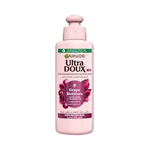 Garnier Ultra Doux Grape Moisture Hydrating Regenerative Leave-in Cream for Dehydrated Hair , 200ml