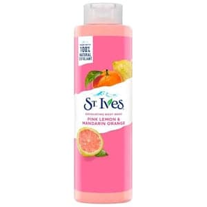 St. Ives Pink Lemon and Mandarin Orange Exfoliating Body Wash, 700ml