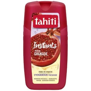 Tahiti Body Wash & Shower Gel Grenade & Huile de Coco, Pomegranate & Coconut Oil Body Wash, 250ml
