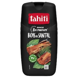 Tahiti 8H Parfum Body Wash & Shower Gel Bois & Santal, Long‑Lasting Woody Sandalwood Body Wash , 250ml