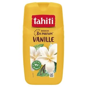 Tahiti 8H Parfum Body Wash & Shower Gel Vanilla, Long‑Lasting Vanilla Scent Body Wash, 250ml