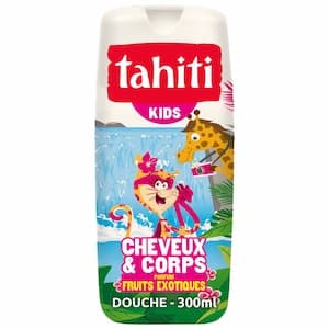 Tahiti Kids Body Wash & Shower Gel Fruits Exotiques, Gentle Body Wash With Fun Fruity Scent, 300ml