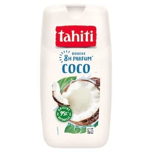 Tahiti 8H Parfum Body Wash & Shower Gel Coco, Long‑Lasting Coconut Fragrance Body Wash, 250ml