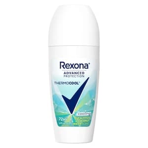 Rexona Thermocool  Antiperspirant Deodorant Roll-On, Cooling Eucalyptus & Coconut Water, 50ml