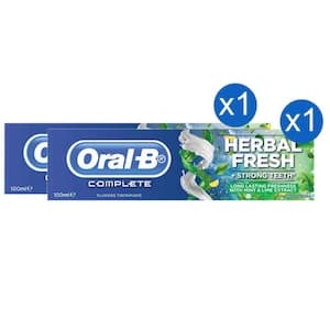 Oral-B Complete Mouthwash And Whitening, 100ml, Pack of 2