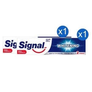 Signal Toothpaste Whitening 75ml, Pack of 2