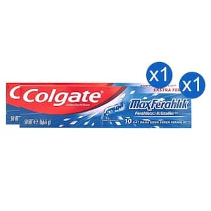 Colgate Max Fresh Cool Mint Toothpaste Value Pack, 50ml, Pack of 2