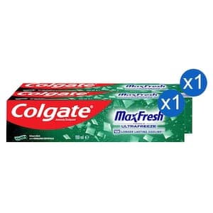 Colgate Max Fresh Clean Mint Toothpaste 150ml, Pack of 2