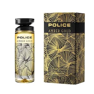 Police Amber Gold Femme Eau De Toilette Warm Floral Amber Fragrance for Women, 100ml